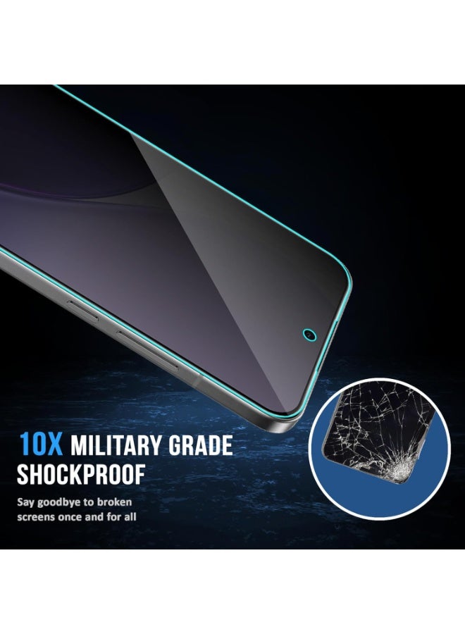 Privacy Tempered Glass Screen Protector compatible with Oppo A6x 5G, Edge-to-Edge Protection, HD Antispy Anti Peeping, Easy Installation - Image 5